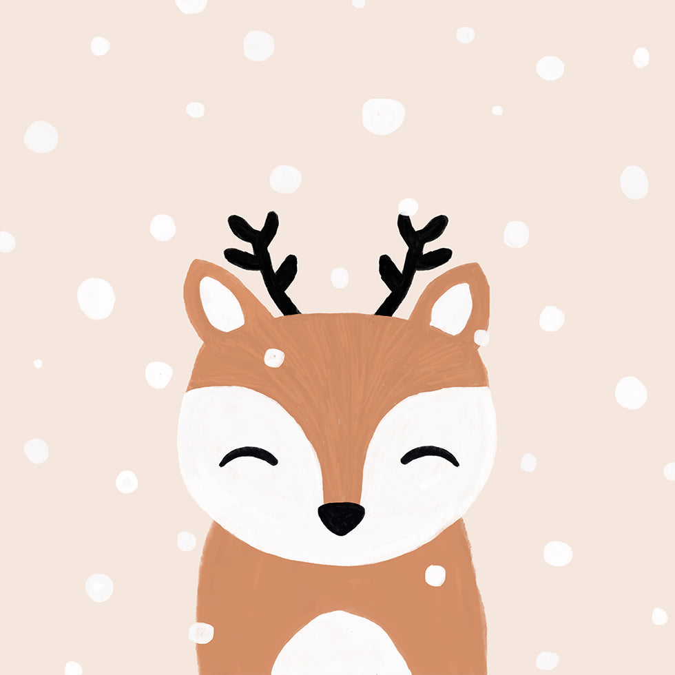 Snow & Deer Plakat