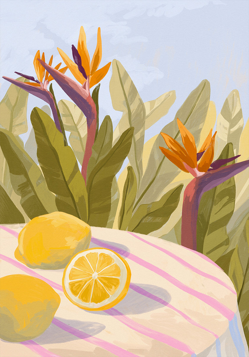 Zitronen-Twist-Poster