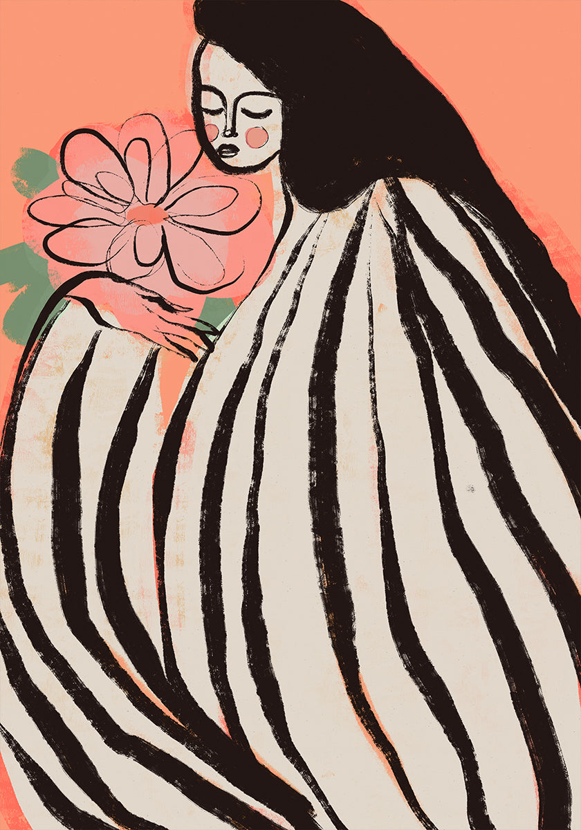 Ein stiller Moment (Pfirsich) Poster