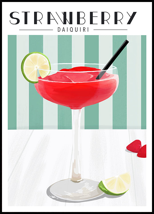 Erdbeer-Daiquiri-Poster