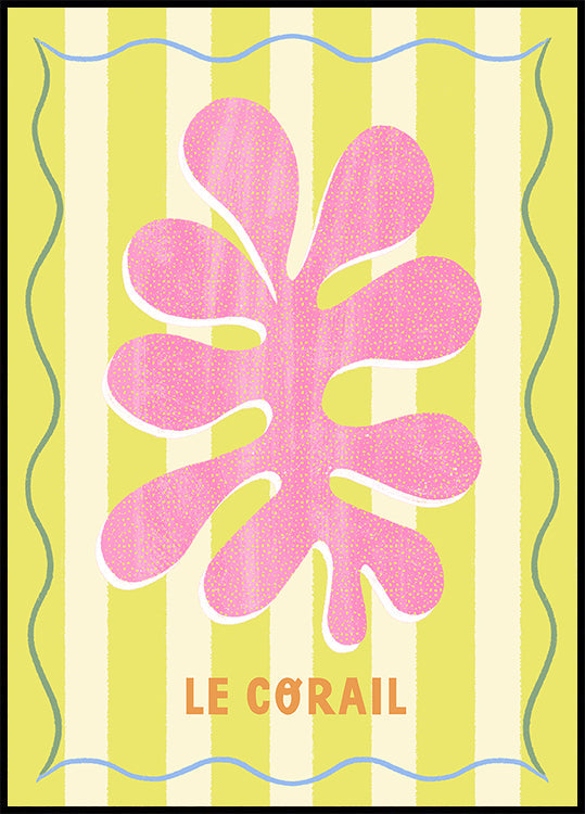 Le Corail Zitronen-/Creme-Poster