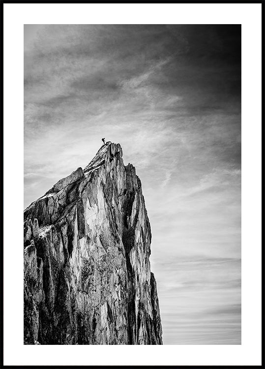 Balancieren zwischen Erde und Himmel Poster