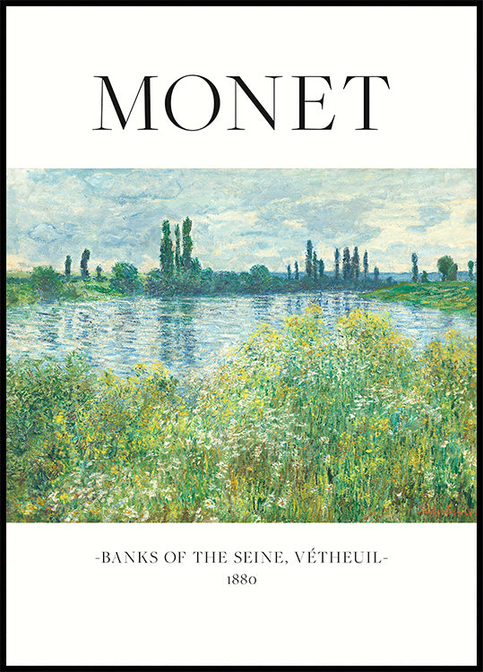 Ufer der Seine-Plakat