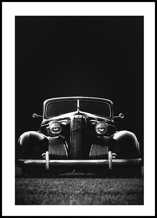 Old Black Car Plakat - Posterbox.dk