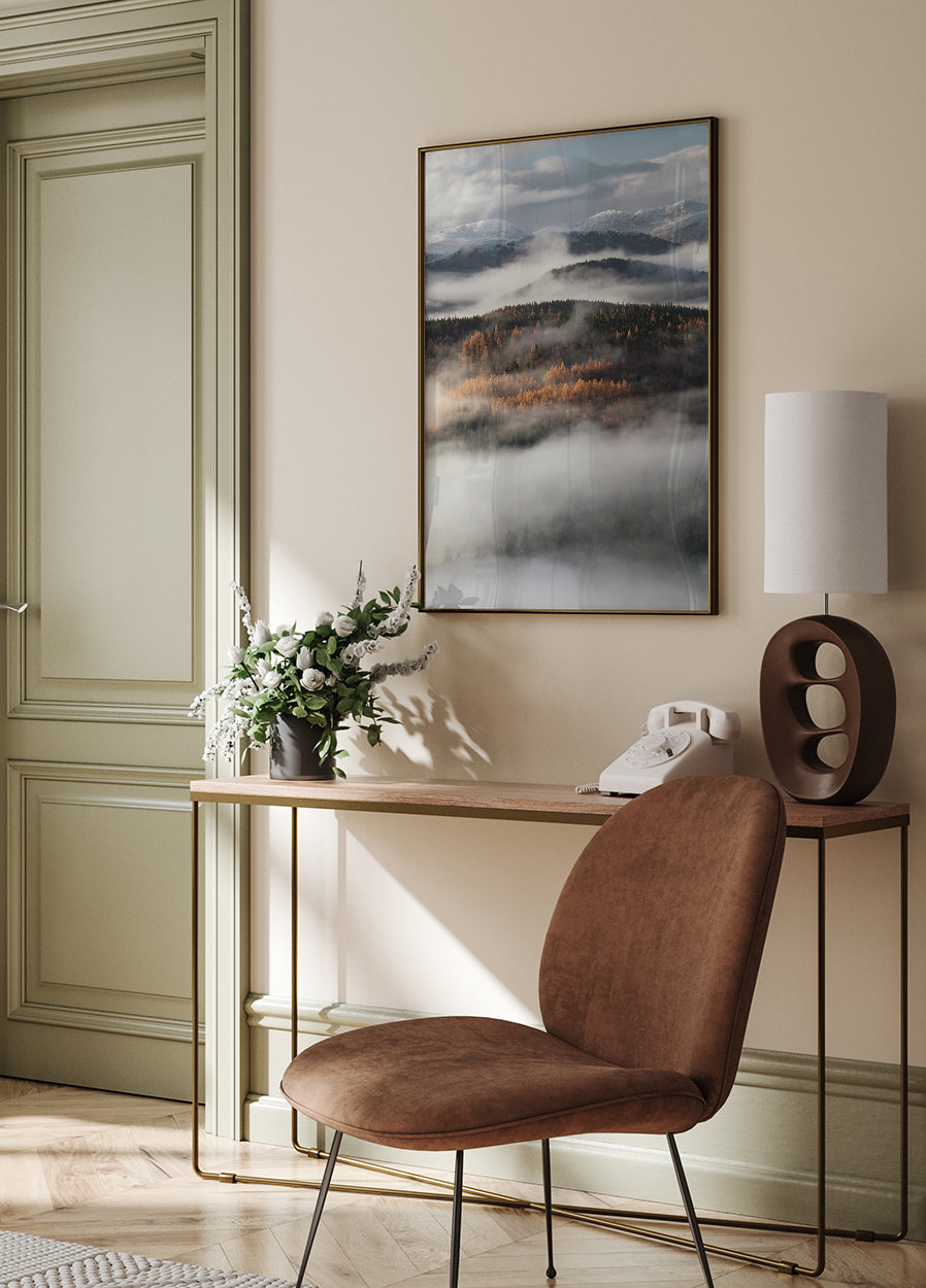 Misty Valley Plakat - Posterbox.dk