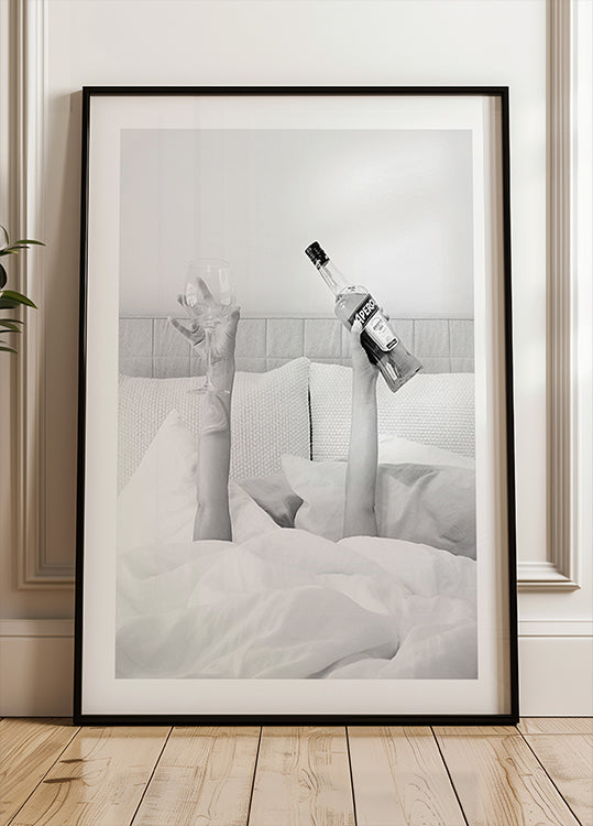 Aperol In Bed Low Key Poster