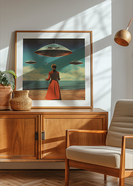 UFO Skies Collage Art (NEW)
