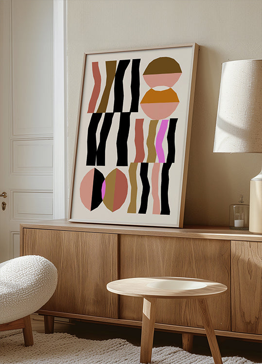 Abstrakte Komposition 26 Poster