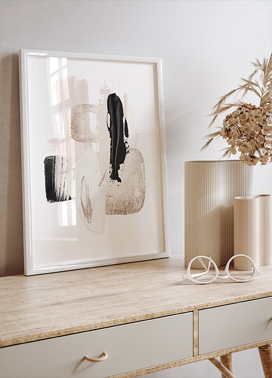 Pinselstriche-1 Poster