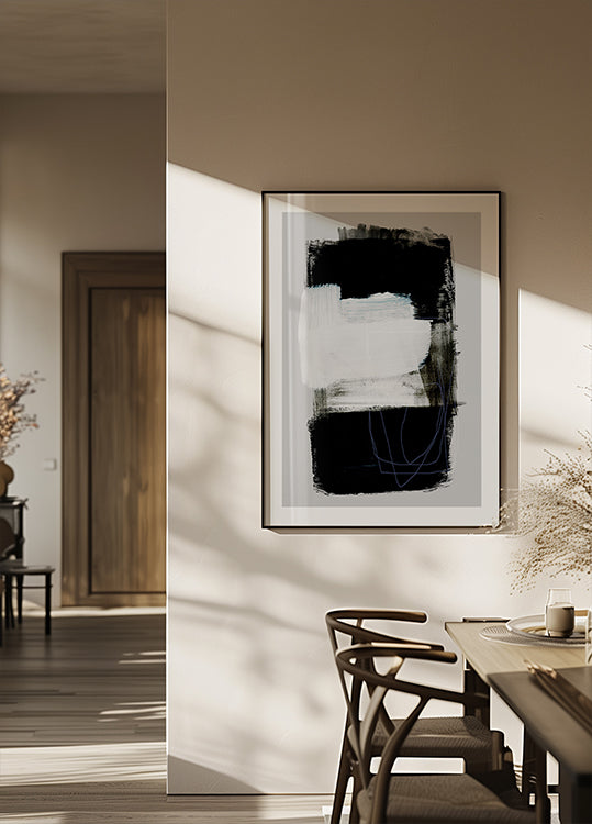 Abstrakte Pinselstriche 130 Poster