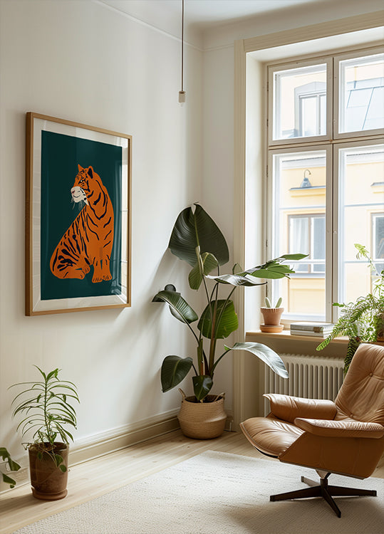 Majestätisches Tiger-Poster