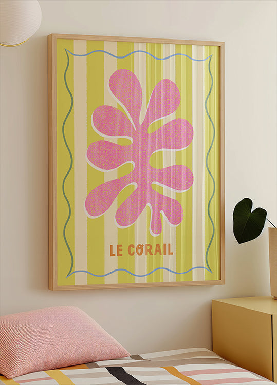 Le Corail Zitronen-/Creme-Poster