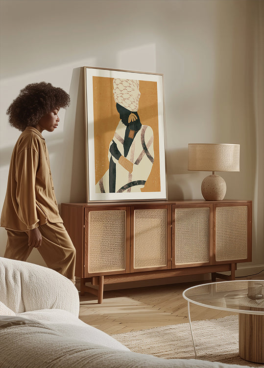 Afrikanische Frau Poster