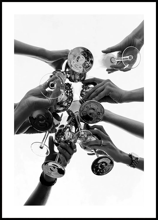 Champagne Celebration Plakat - Posterbox.dk