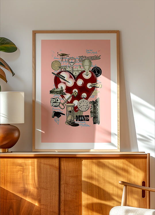 Love Heart Plakat - Posterbox