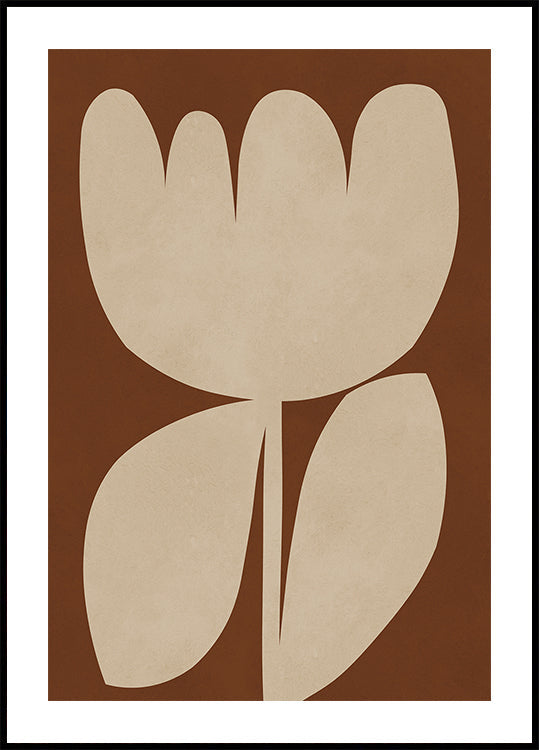 Beige Blossom Shapes (NEW) - Posterbox