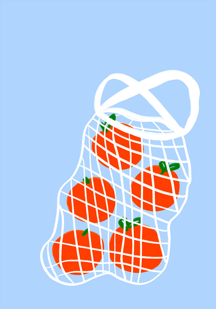 Tomaten im Mesh-Poster