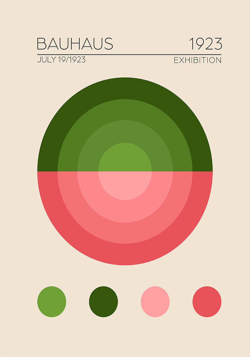 Geometrisches Harmonie-Poster