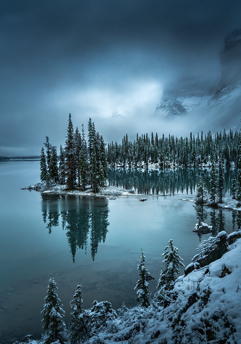 Ein stimmungsvolles Morgenposter