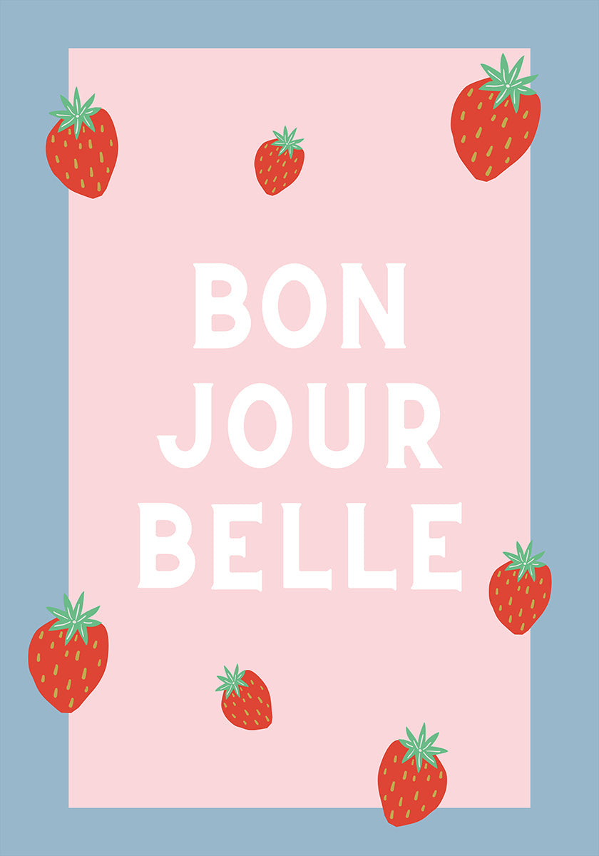 Bon Jour Belle Poster