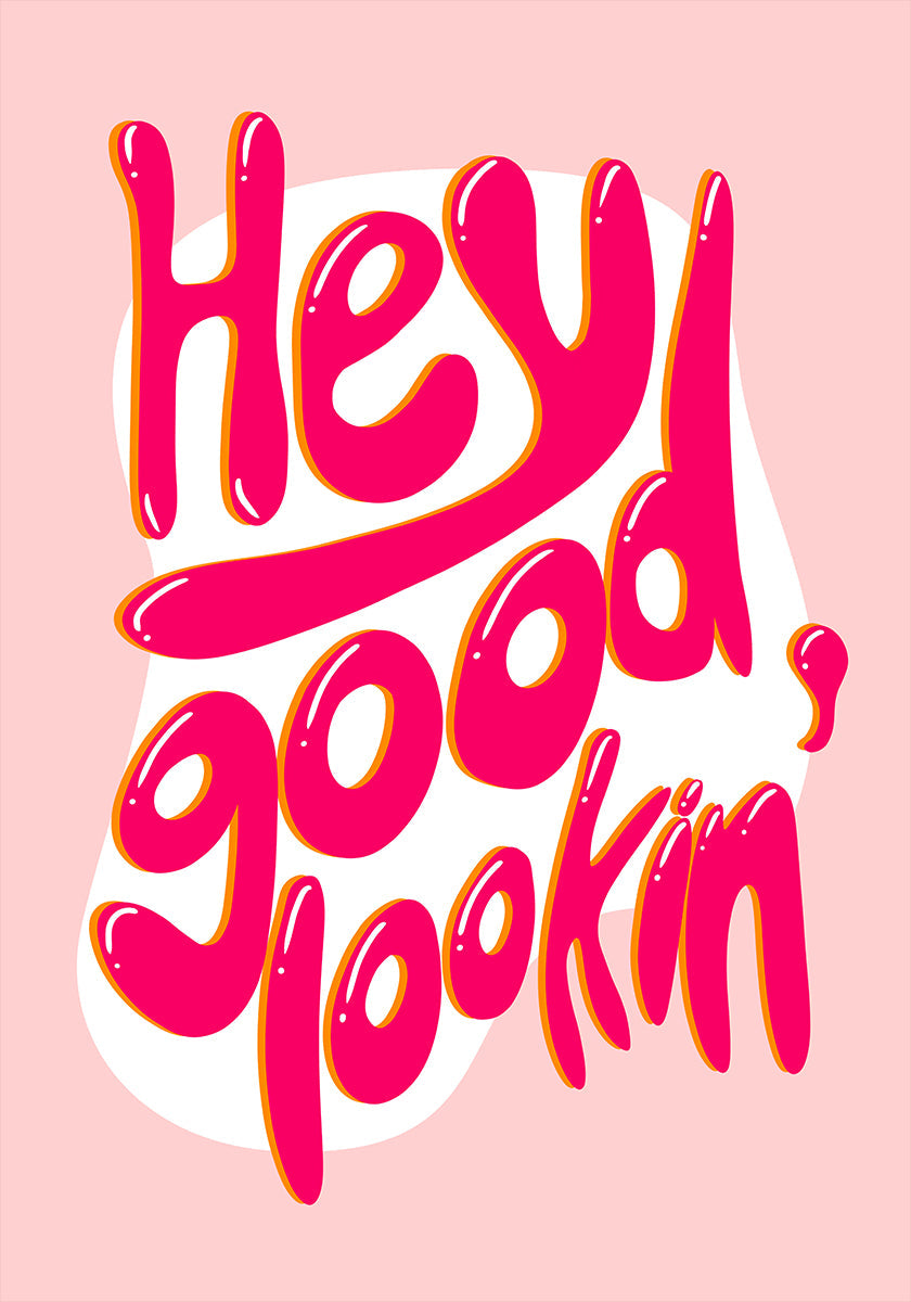 Gut aussehendes Poster