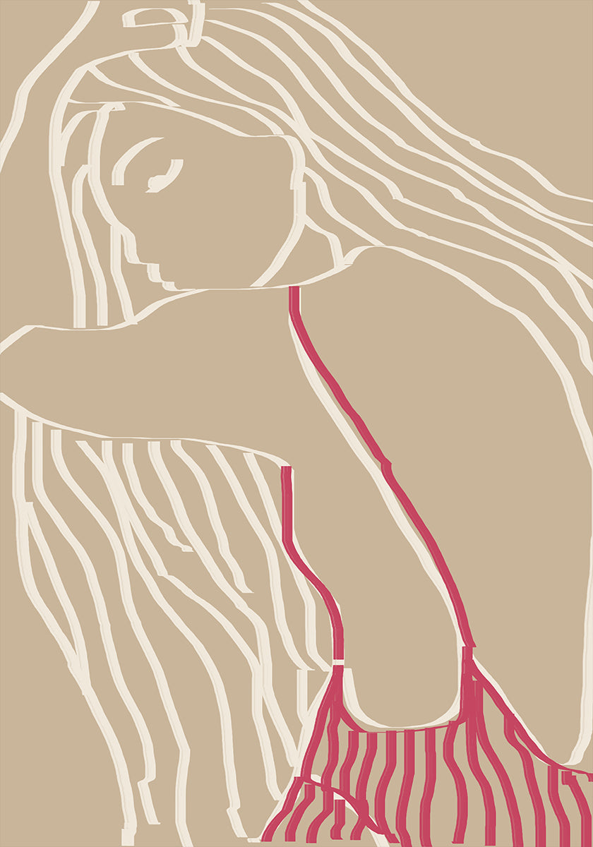 Ruhige Silhouette