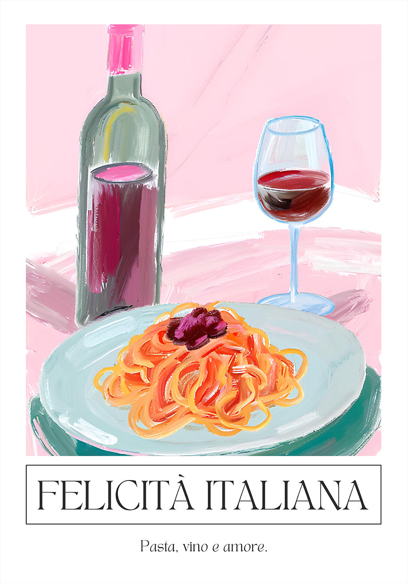 Felicitá Italiana Poster