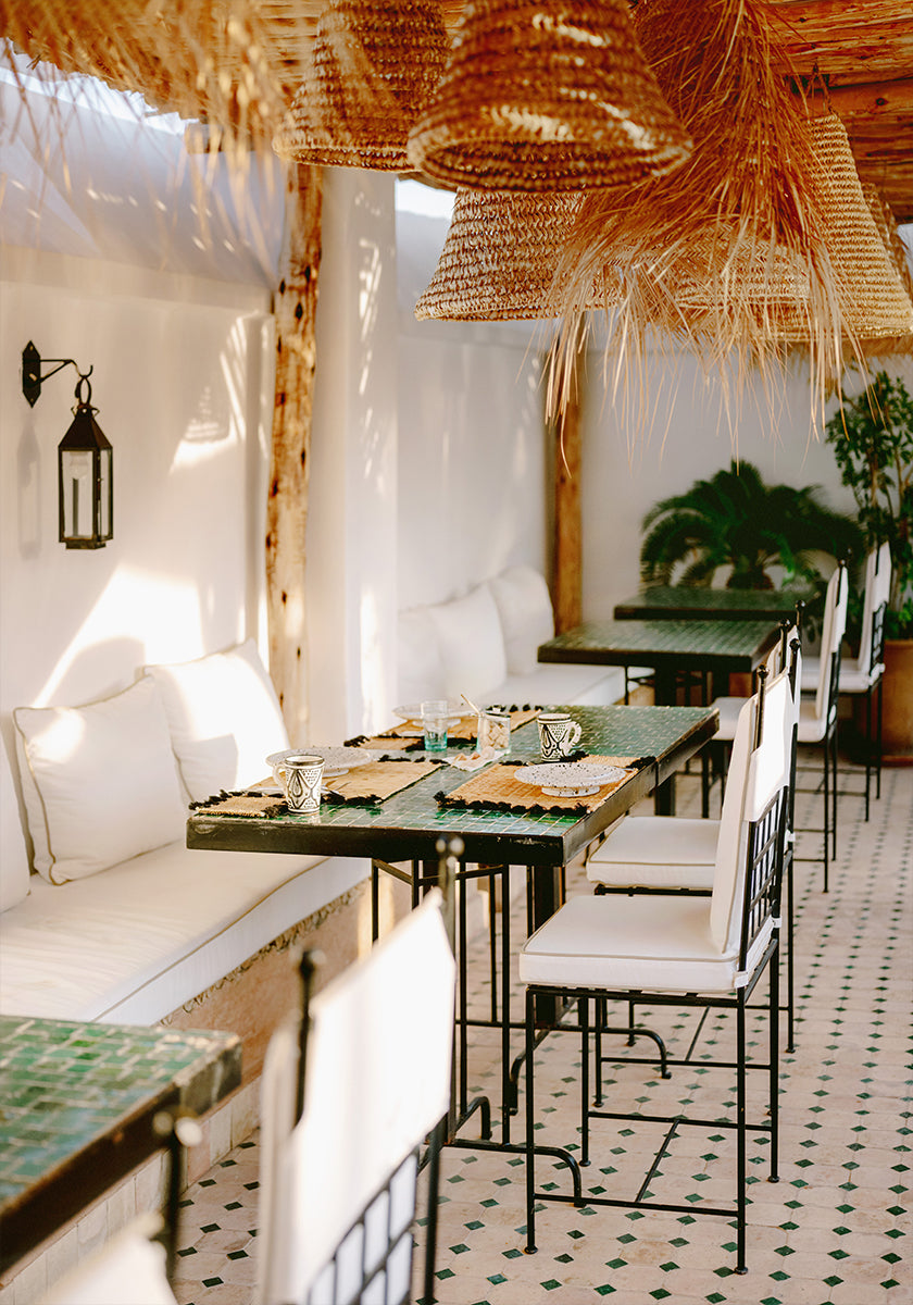 Bereit zum Frühstück | Marrakesch-Reisefotografie-Poster