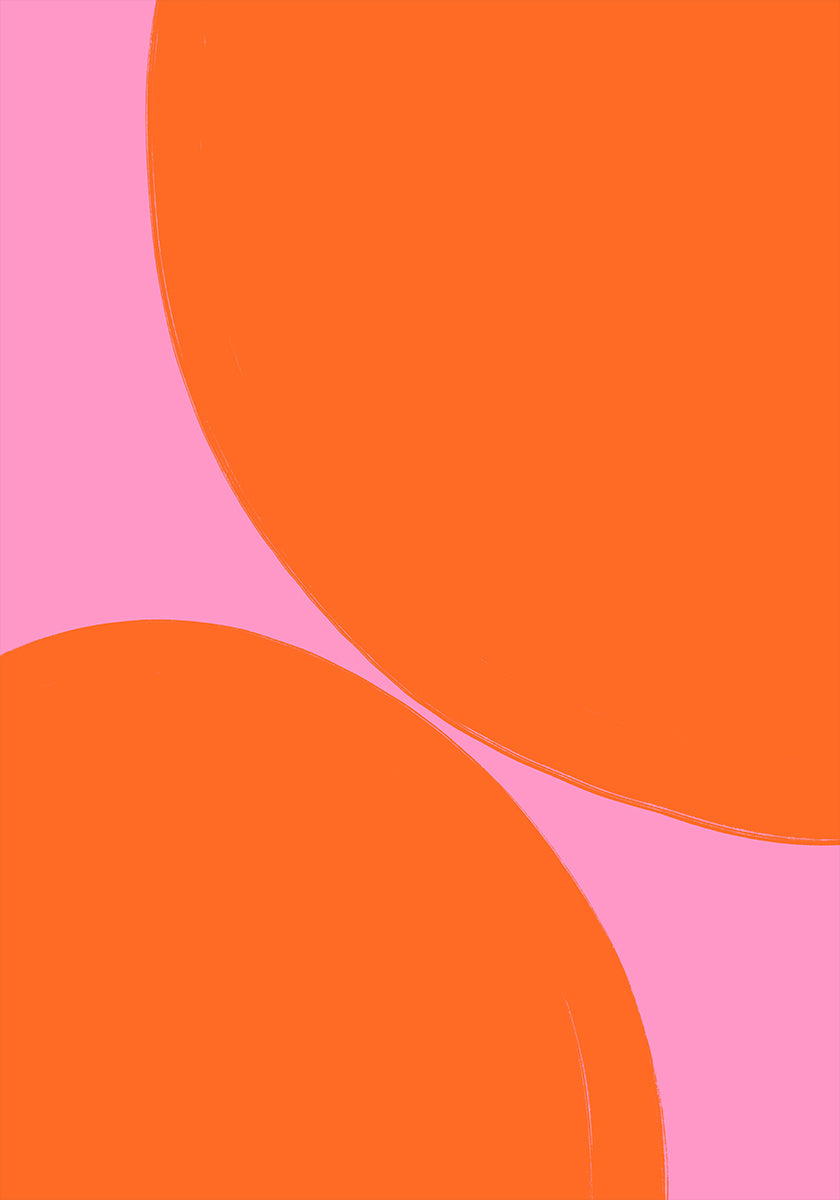 Tanzplakat mit auffälligen Kreisen