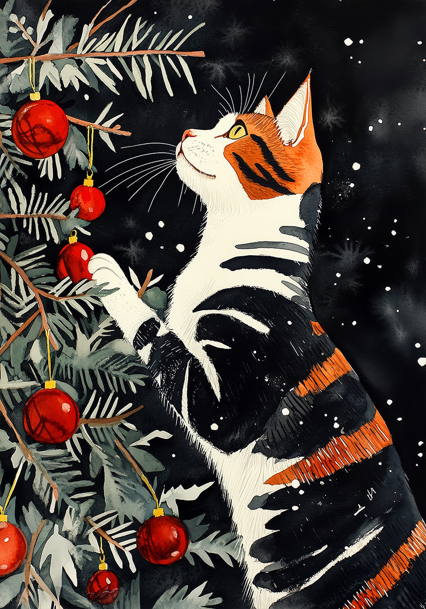 Katzen lieben den Weihnachtsbaum (NEU)