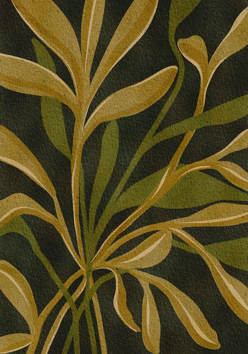 Earthen foliage Plakat