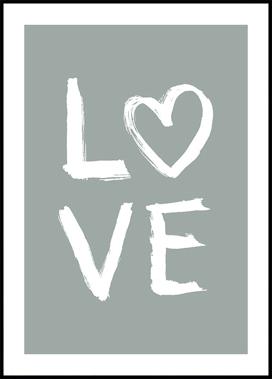 LOVE Toothy Green (NEW) - Posterbox