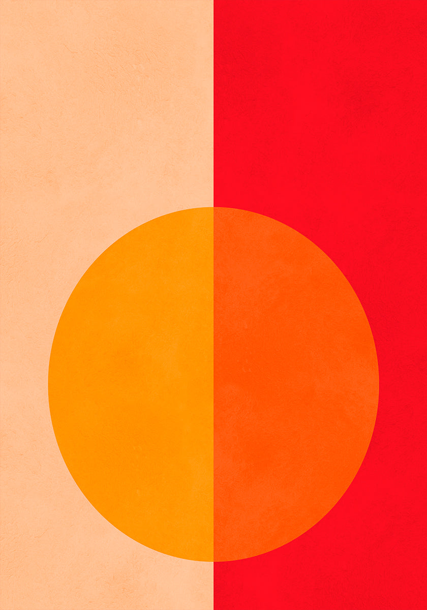 Bold Bisected Circle (NEW) - Posterbox