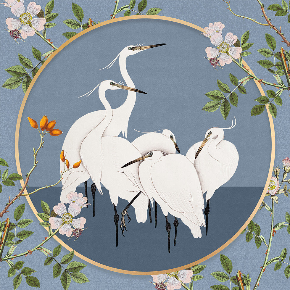 Graceful Egrets' Elegance (NEW) - Posterbox