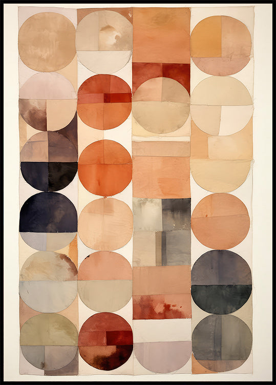 Earthy Geometric Flow (NEW) - Posterbox