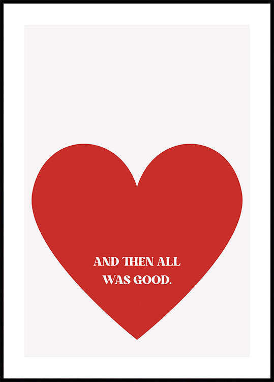 Heartfelt Resolution Plakat - Posterbox