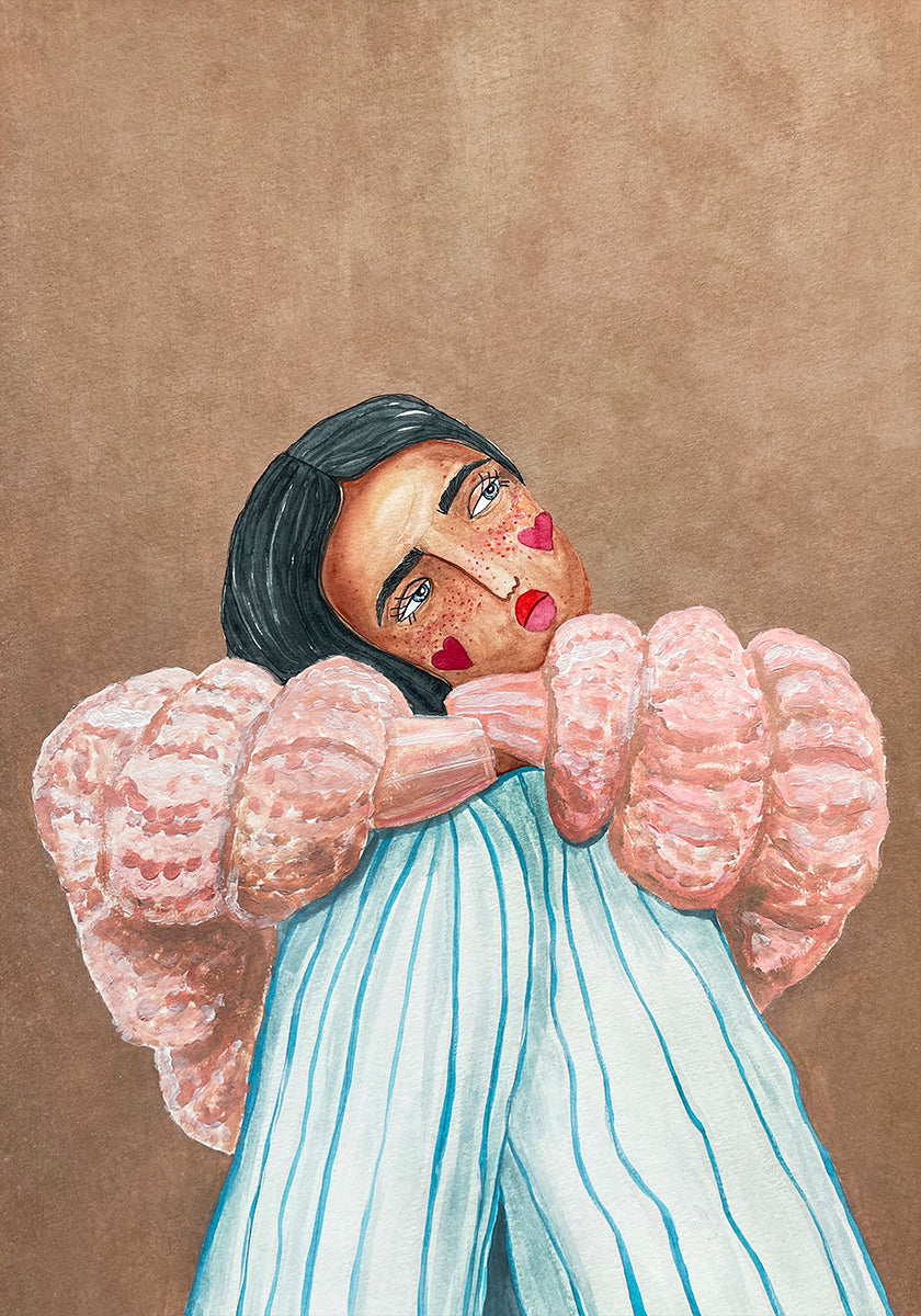 Träumendes Mädchen Poster