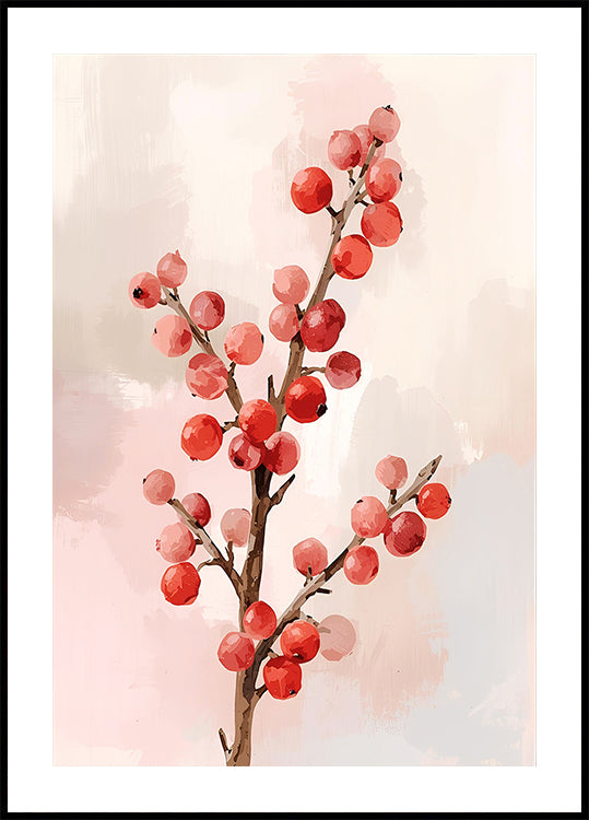 Beerenzweig-Poster drehen