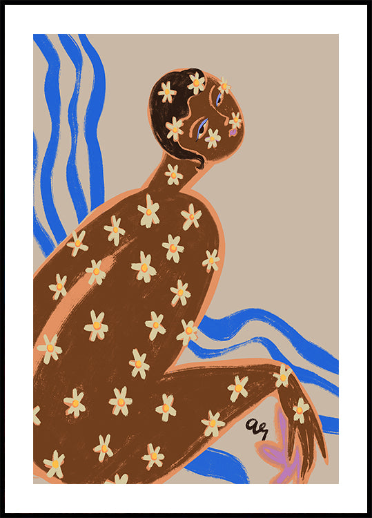 Blühendes Gänseblümchen-Poster