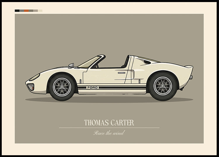 Sport Car Personal 7 Plakat - Posterbox