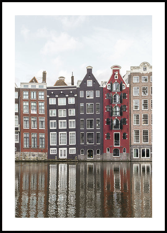 Canal Houses of Amsterdam Plakat