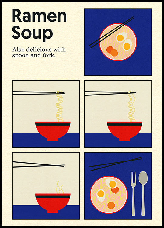 Poster Ramen-Suppe Poster