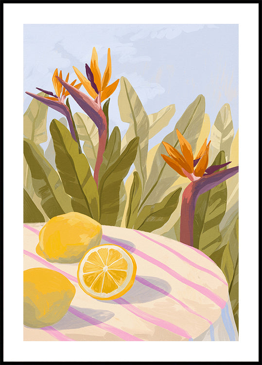 Zitronen-Twist-Poster