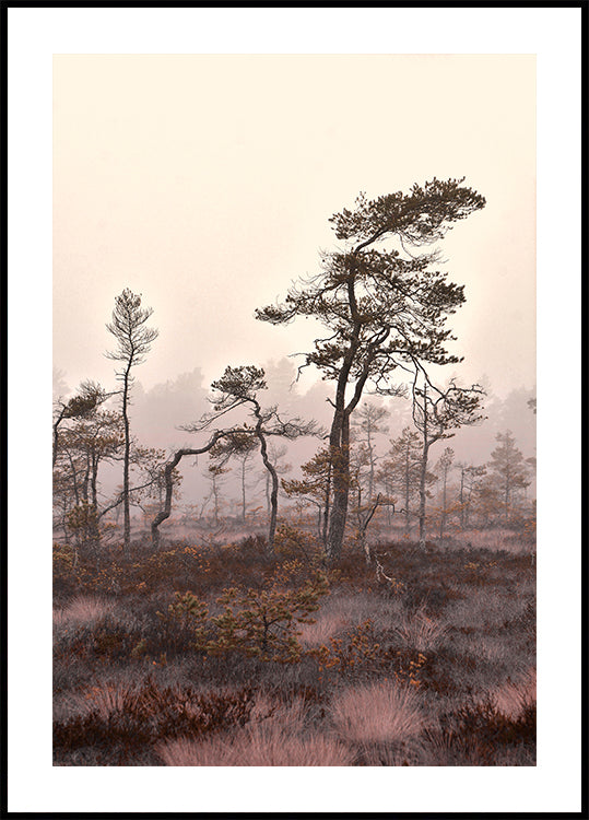 Skulpturale Bäume Poster