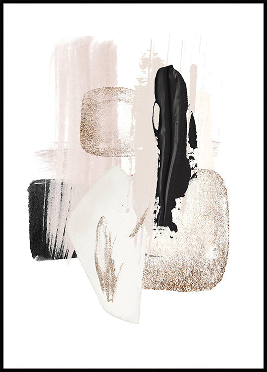 Pinselstriche-1 Poster