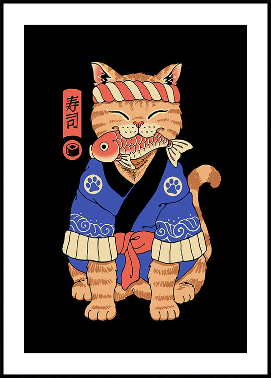 Sushi-Meowster-Poster