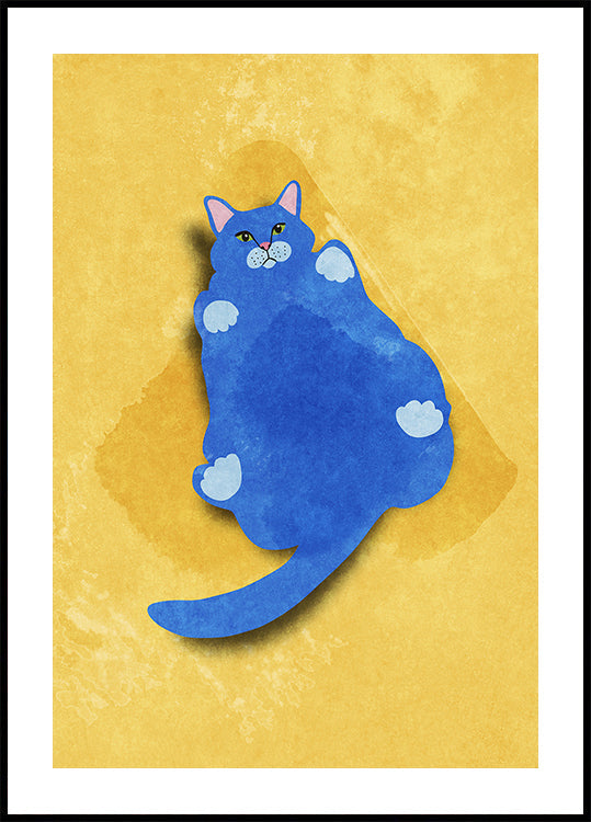 Poster mit fetter Katze