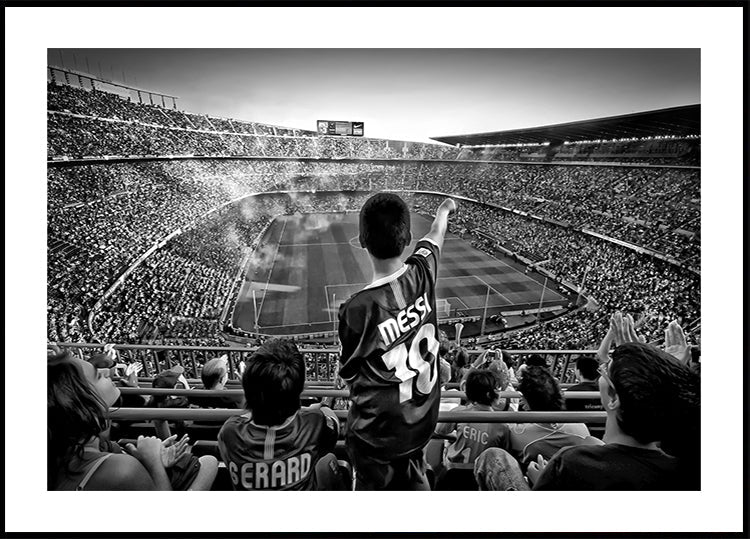 Kathedrale des Fußballplakats