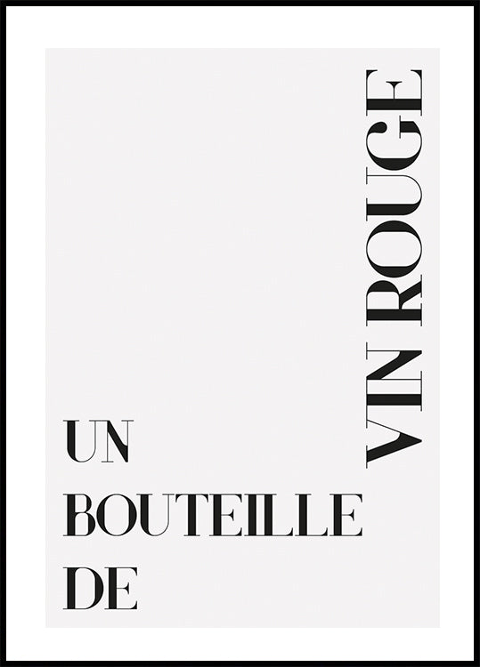 Vin Rouge Plakat - Posterbox.dk