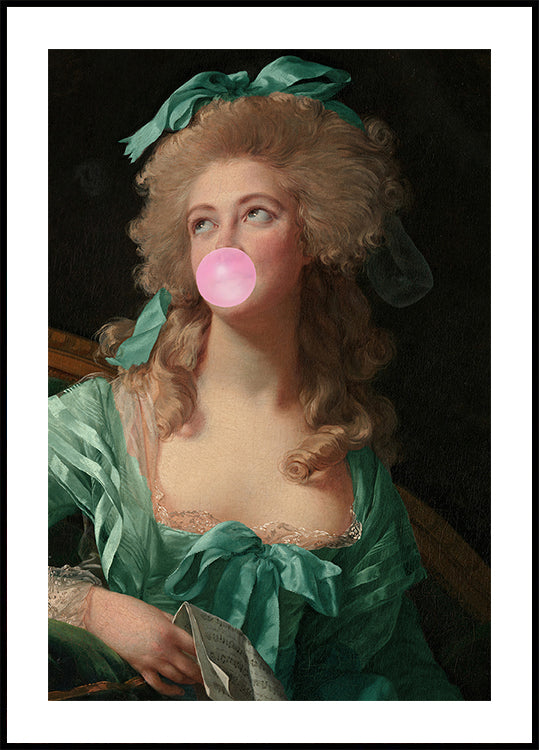 Madame Bubble-Gum Poster